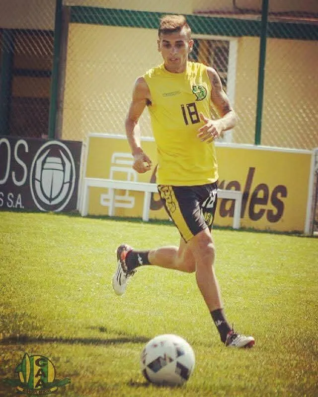 Matías Rosso en su paso por Aldosivi. (Gentileza Matías Rosso).