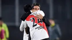 Enzo Pérez y Marcelo Gallardo en River.