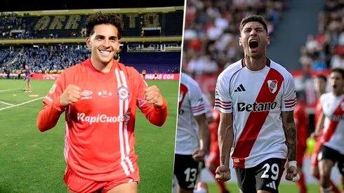 Hernán López Muñoz y Gonzalo Montiel, protagonistas de Argentinos Juniors y River.