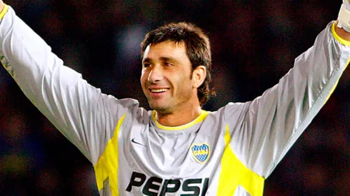 Roberto Abbondanzieri, durante su estadía en Boca.