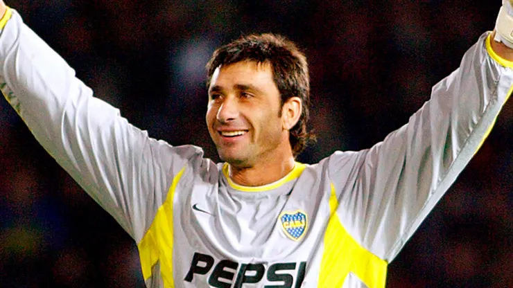 Roberto Abbondanzieri, durante su estadía en Boca.