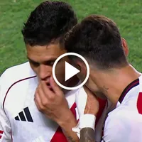 El tenso cruce entre Gonzalo Montiel y Juan Fernando Quintero tras la derrota de River ante Argentinos