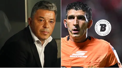 Gallardo increpó a Merlos tras ser expulsado