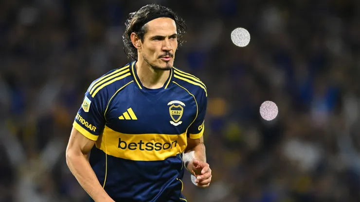 Edinson Cavani, delantero uruguayo de Boca Juniors.
