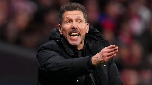 Diego Simeone, entrenador de Atlético de Madrid.