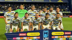 La formación de Boca ante Platense.