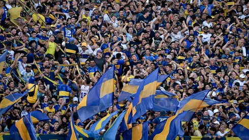 Los hinchas de Boca, presentes en La Bombonera en un nuevo partido.