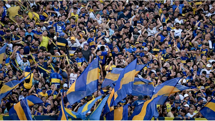 Los hinchas de Boca, presentes en La Bombonera en un nuevo partido.