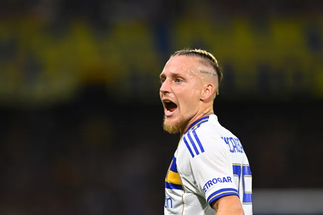 Santiago Ascacibar, mediocampista de Boca. (Getty Images)