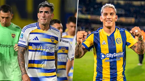 Lautaro Di Lollo de Boca y Enzo Copetti de Rosario Central.