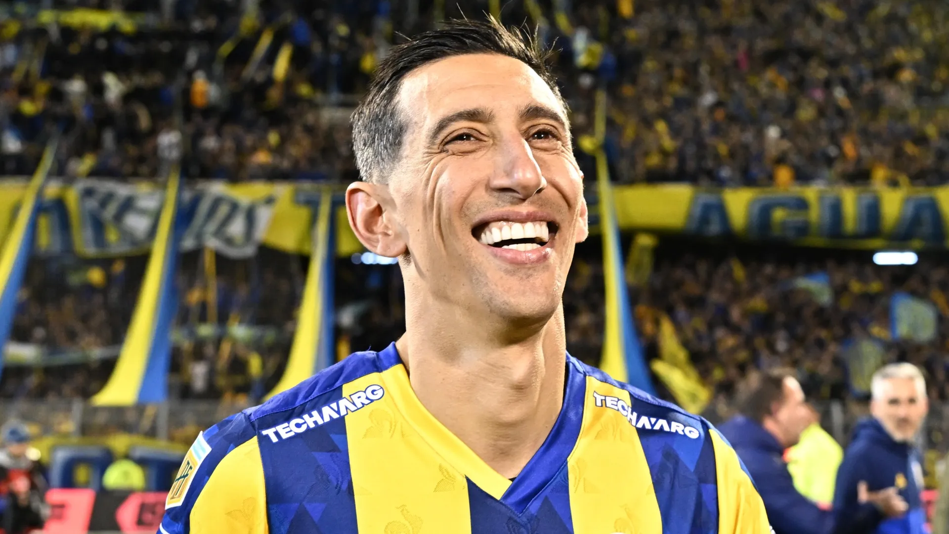 Ángel Di María, futbolista de Rosario Central.
