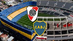 La Bombonera y el Estadio Monumental.