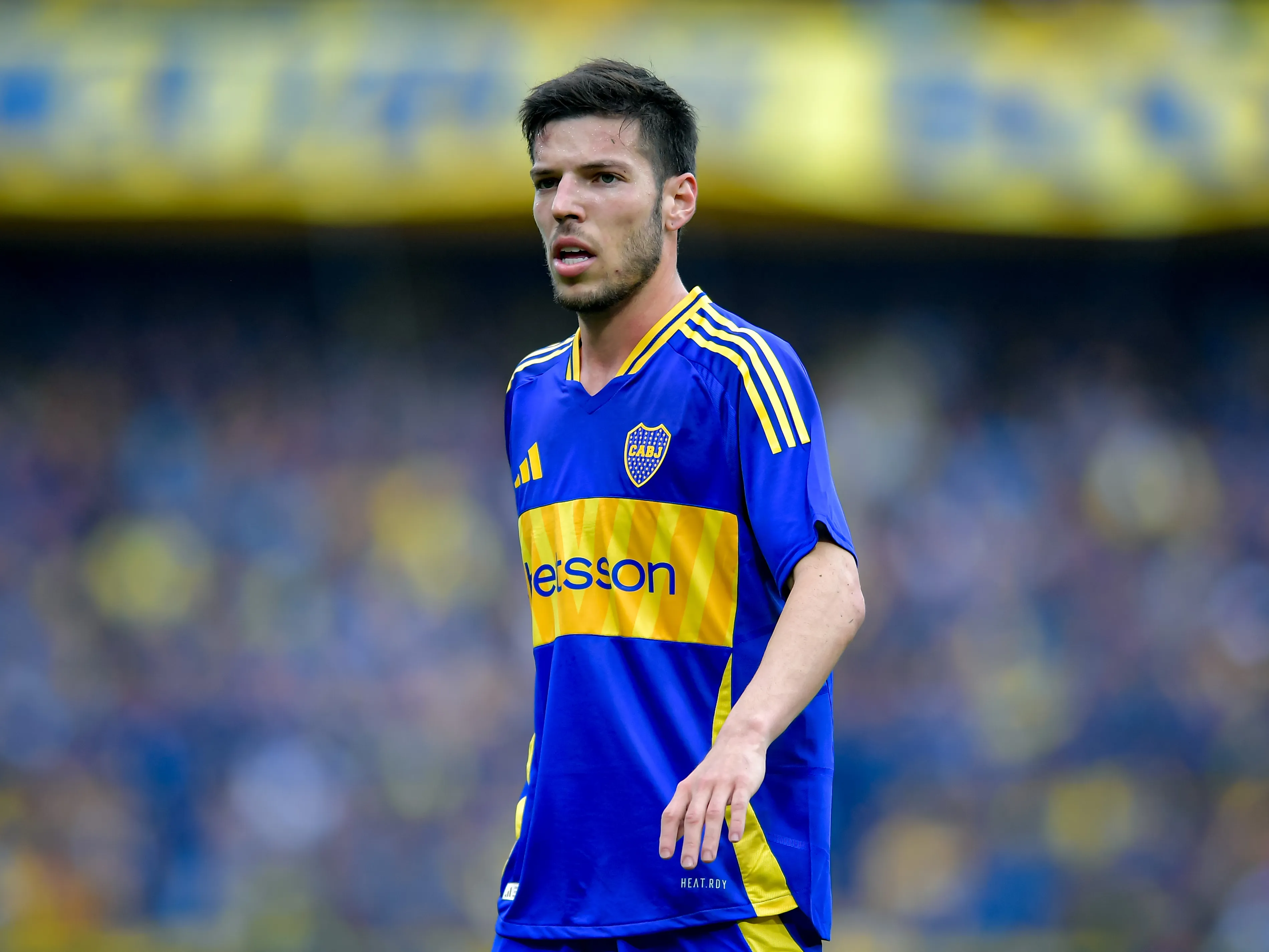 Agustín Martegani, mediocampista de Boca. (Getty Images)