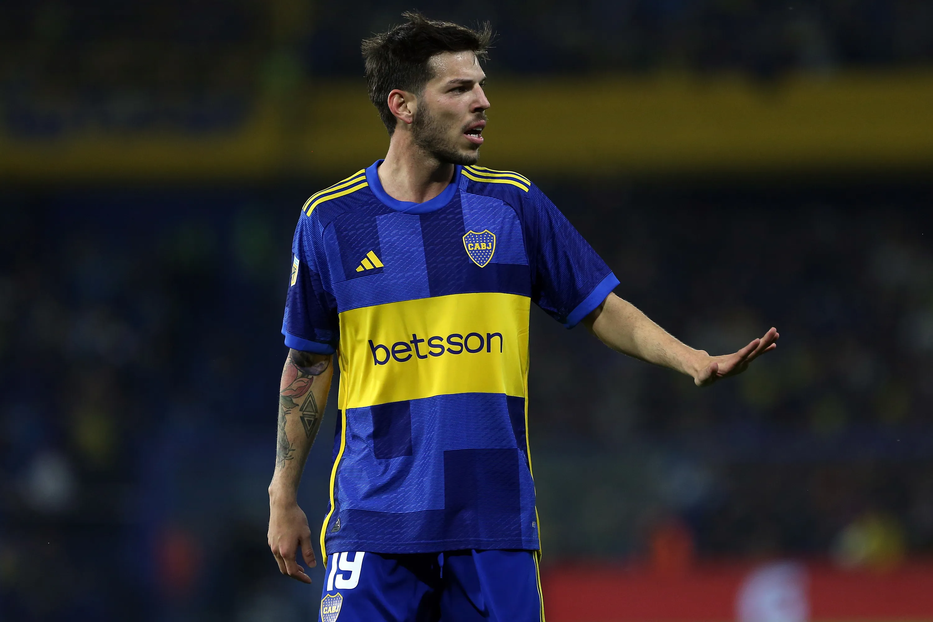 Agustín Martegani, mediocampista de Boca. (Getty Images)
