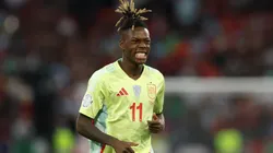 Nico Williams, futbolista de la Selección de España.