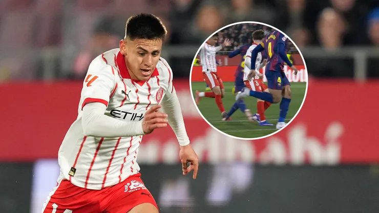 Claudio Echeverri admitió que pisó a Jules Koundé en la jugada que decantó en el 2 a 1 del Girona vs. FC Barcelona.