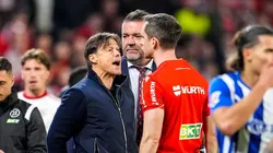 El DT de Sevilla fue expulsado en el duelo ante Deportivo Alavés.