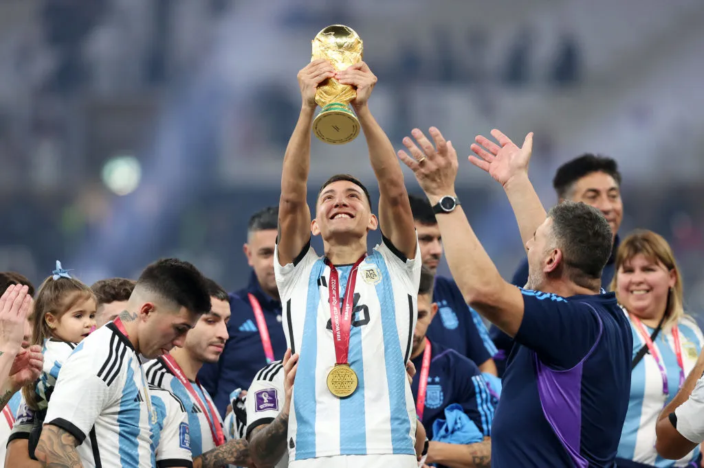Molina se convirtió en campeón del mundo con la Selección Argentina. (Getty)