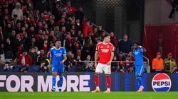 Vinícius Júnior celebra su gol ante Benfica.