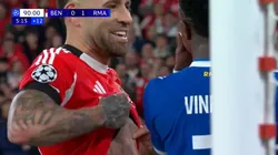 Otamendi provocó a Vinícius.