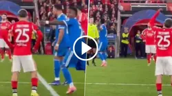 El Benfica aportó un video con el que expone que ningún jugador del Real Madrid, más allá de Vinícius, pudo haber escuchado qué dijo Gianluca Prestianni.