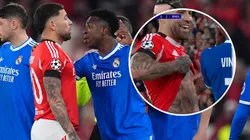 Brasileños llenaron de comentarios el Instagram de Nicolás Otamendi por su cruce con Vinícius Júnior durante el Benfica vs. Real Madrid.