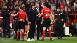 Matías Almeyda fue sancionado por el Comite de Disciplina de la RFEF con 7 partidos por su cruce con el árbitro Iosu Galech.