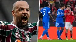 Felipe Melo pidió "fuego para los racistas" ante el episodio que protagonizaron Vinícius Júnior y Gianluca Prestianni.