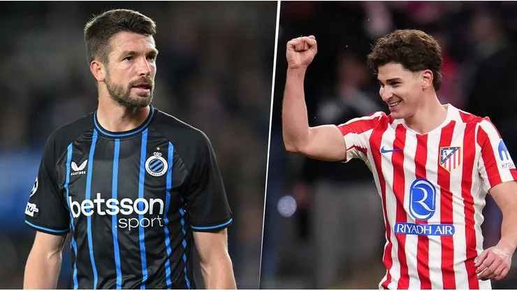 Brujas y Atlético de Madrid se enfrentan por la Champions League.