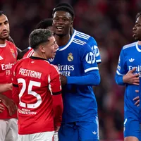 Lectura de labios: la frase de Vinicius a Prestianni que provocó la respuesta del argentino