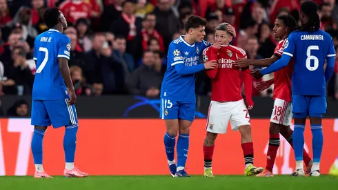 El momento de la discordia entre Prestianni y Vinícius Jr.