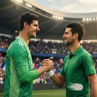 Thibaut Courtois y Novak Djokovic comparten la propiedad de un club en Francia
