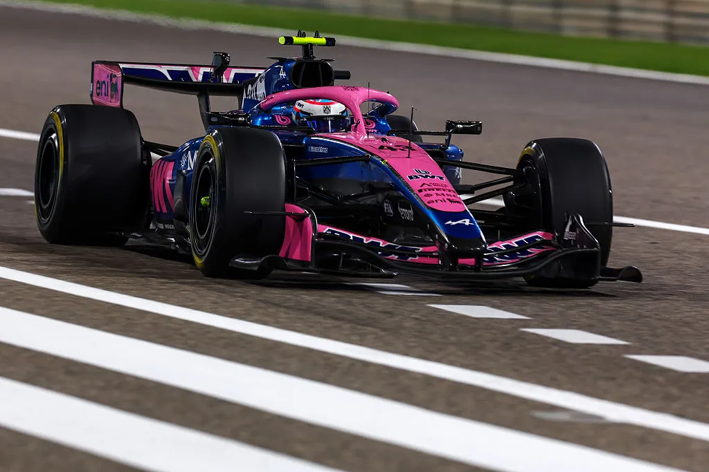 Colapinto y el mejor tiempo de Alpine en lo que va de los tests. (Getty)