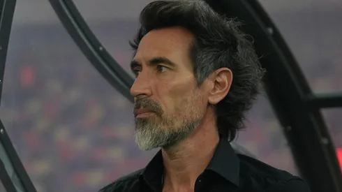 Eduardo Domínguez, entrenador de Estudiantes.