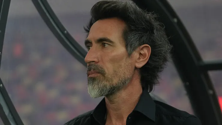 Eduardo Domínguez, entrenador de Estudiantes.