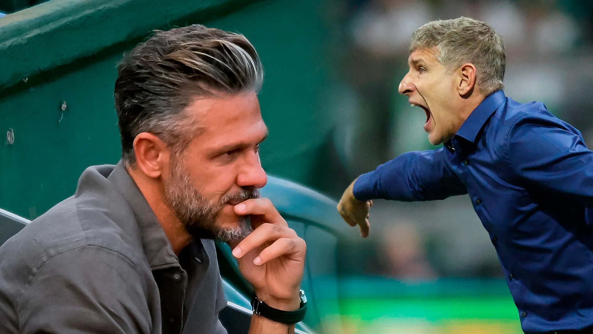 Martín Demichelis y Martín Palermo son candidatos a reemplazar a Domínguez. (Getty Images)