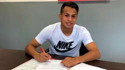 Nahuel Barrios, delantero de San Lorenzo.