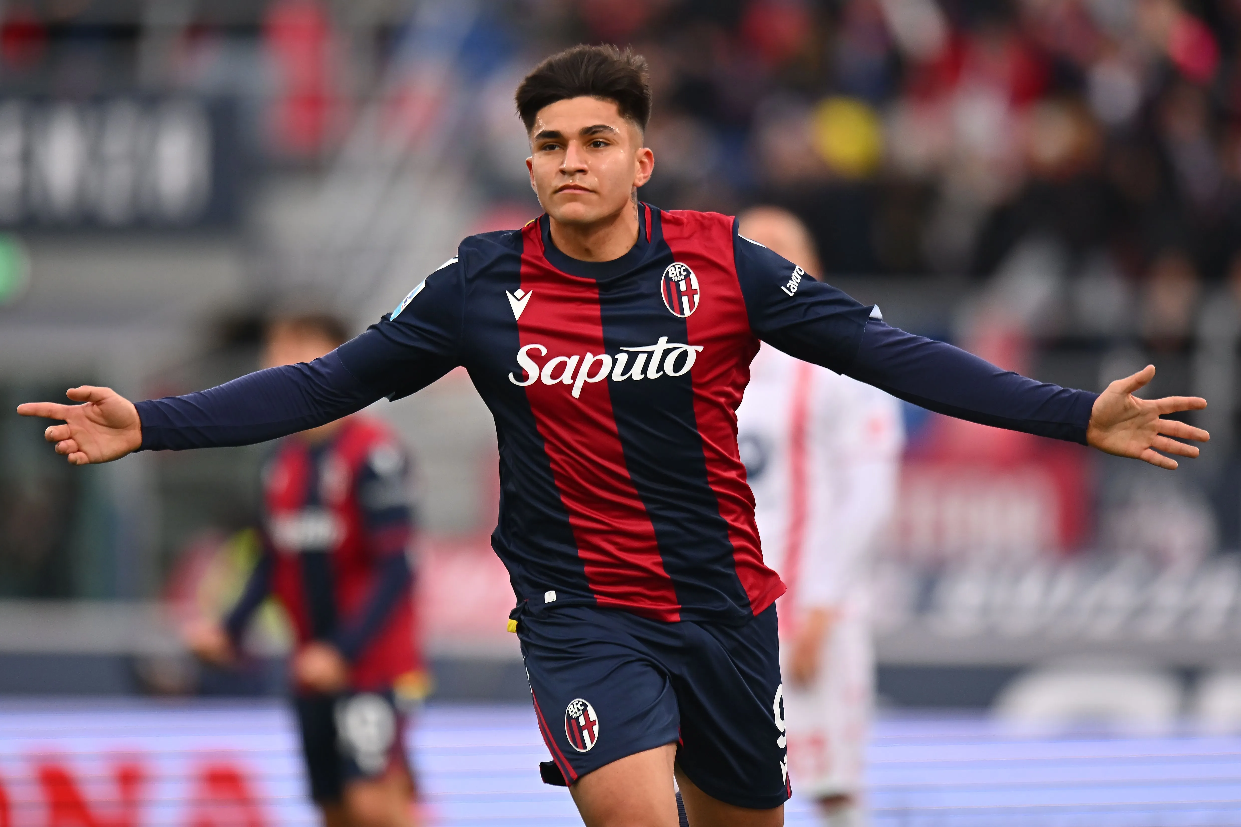 Santiago Castro, delantero argentino de Bologna. (Getty Images)