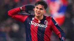 Santiago Castro, delantero argentino de Bologna.