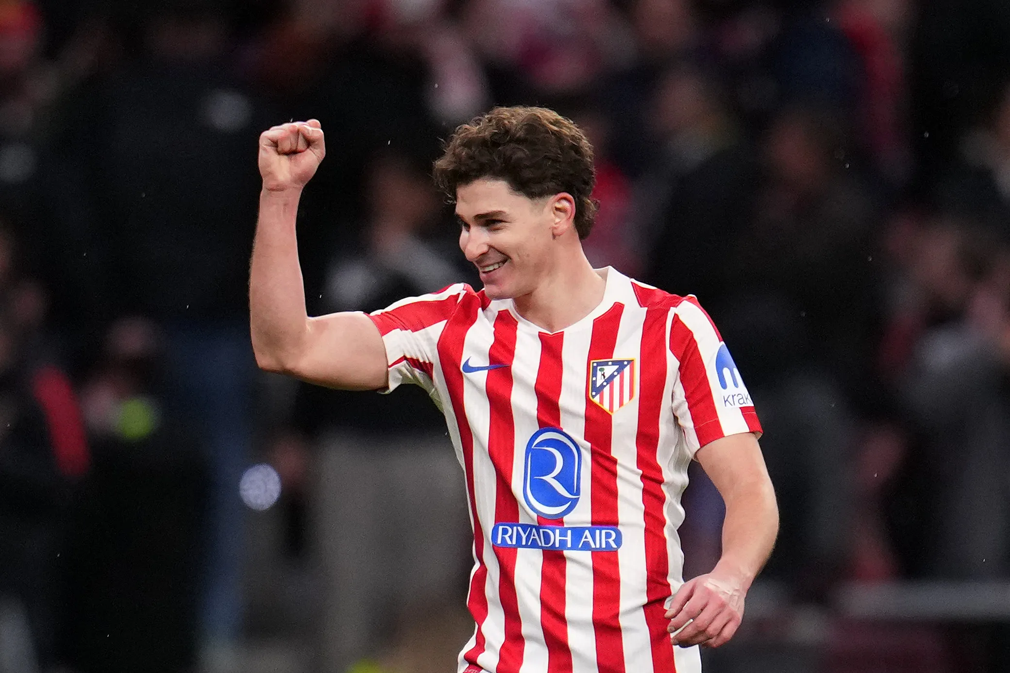 Julián Alvarez llegó a Atlético de Madrid a mediados de 2024 desde Manchester City. (Foto: Getty).