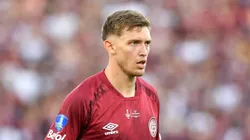 El delantero marcó el gol del triunfo de Lanús ante Flamengo en La Fortaleza.