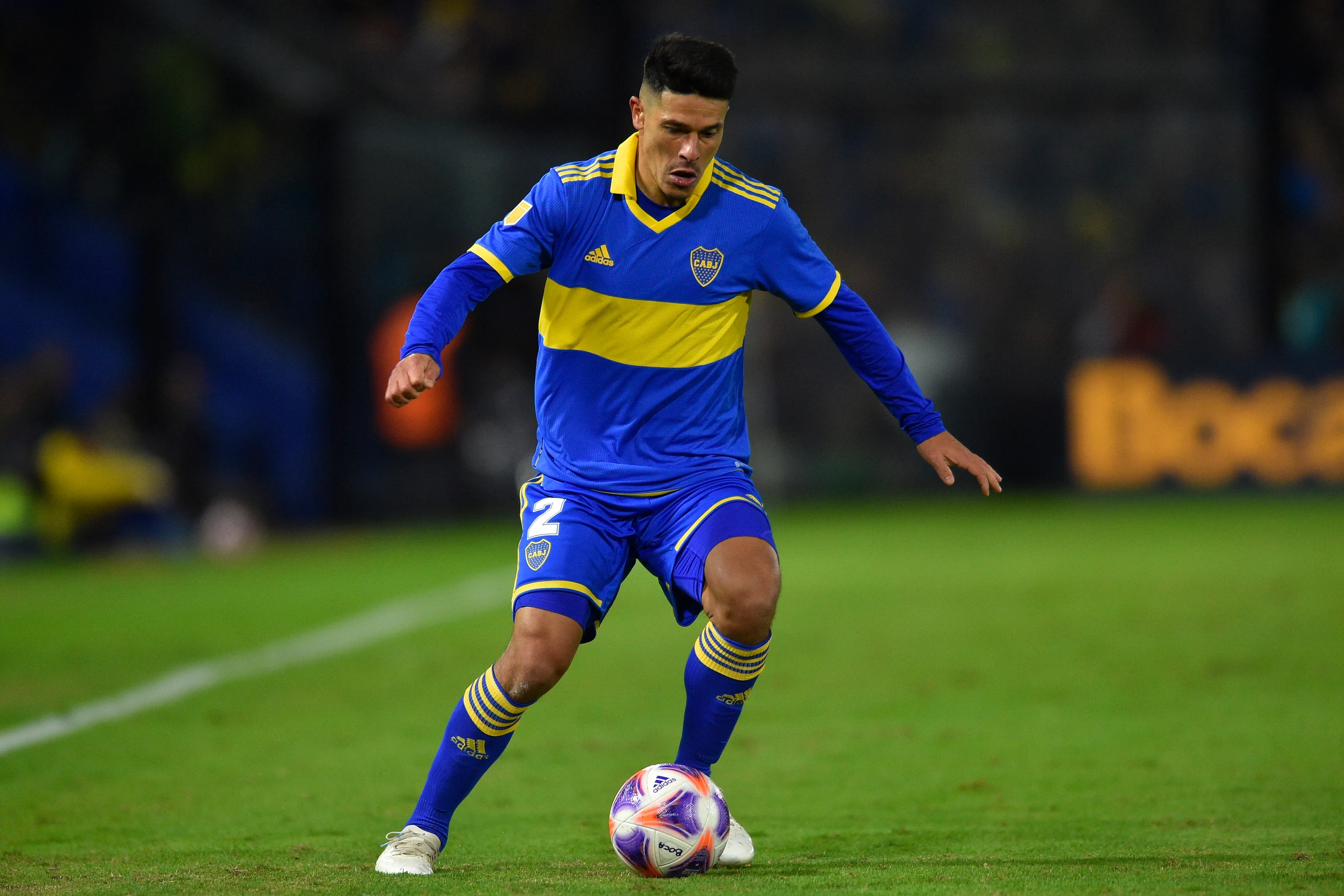 Facundo Roncaglia durante su segunda etapa en Boca, la cual se extendió de 2022 a 2024 (Getty Images).