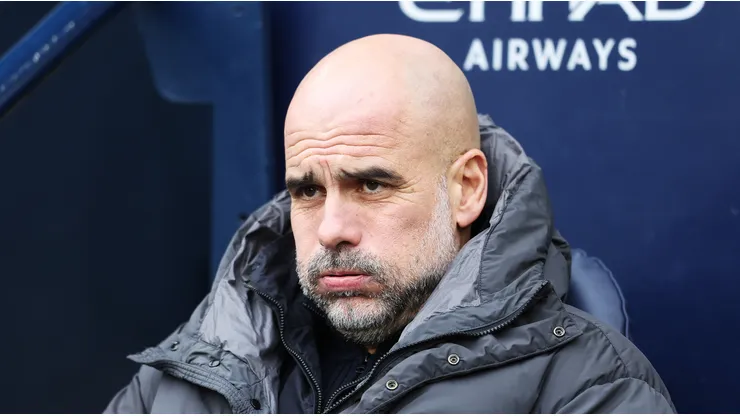 Pep Guardiola, entrenador de Manchester City.