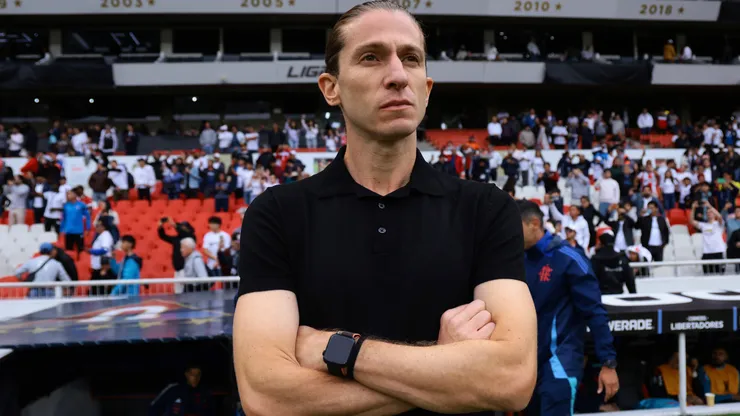 Filipe Luis, director técnico de Flamengo.