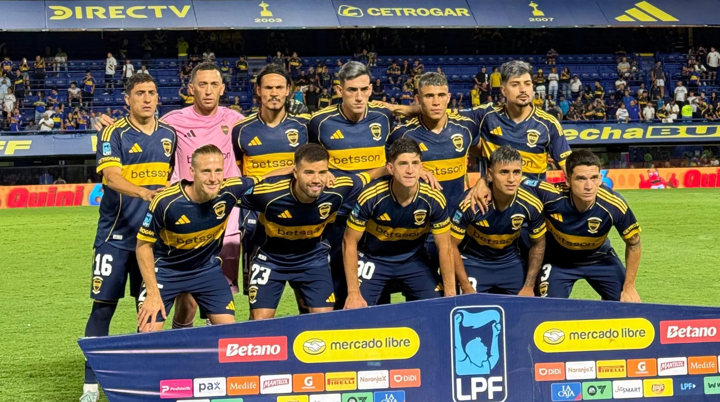 El equipo titular de Boca ante Racing por el Torneo Apertura 2026.