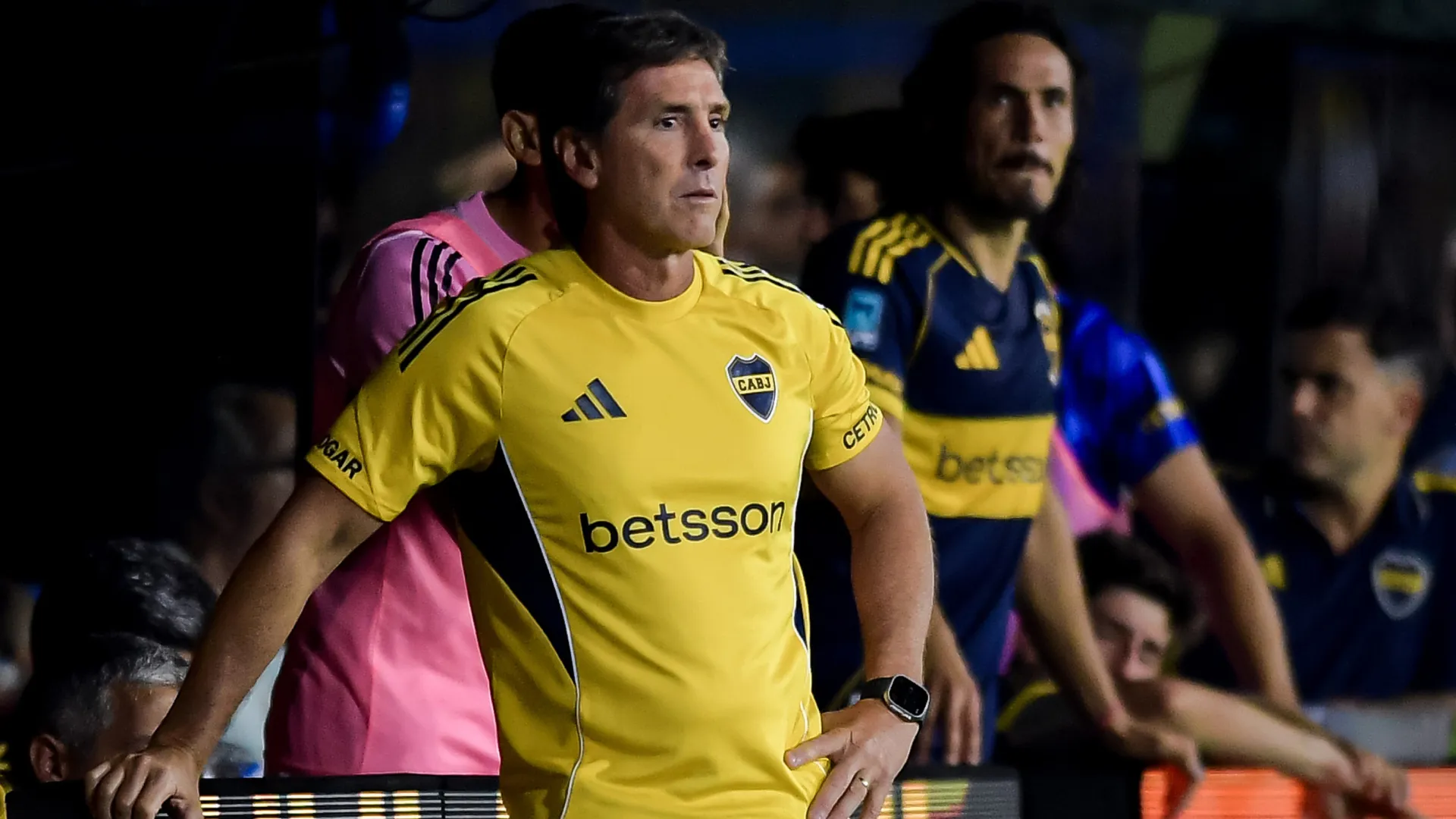 Claudio Úbeda, director técnico de Boca Juniors.