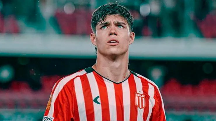Tomás Palacios, zaguero de Estudiantes de La Plata.