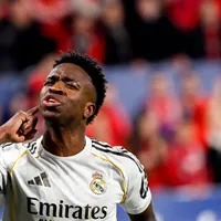 El festejo de Vinícius ante Osasuna en medio del caso con Prestianni por discriminación