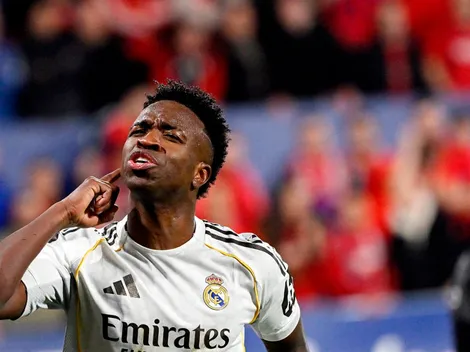 El festejo de Vinícius ante Osasuna en medio del caso con Prestianni por discriminación