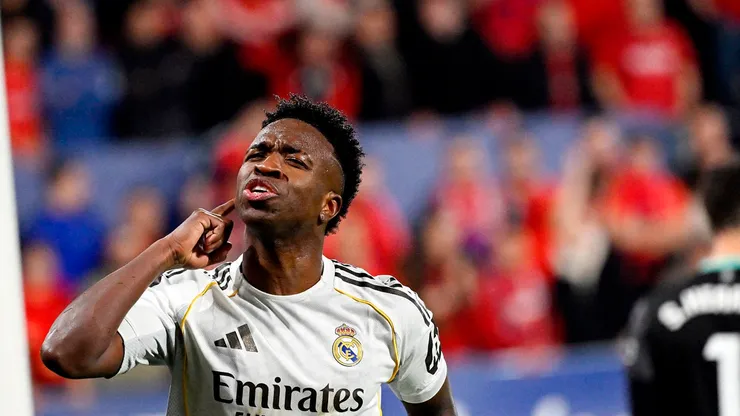 Vinícius igualó el juego ante Osasuna.
